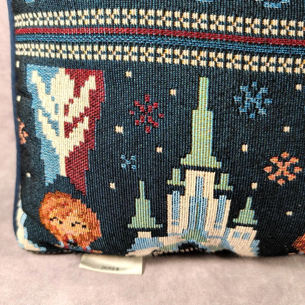 Disney Double Sided Frozen Tapestry Throw Lumbar Pillow 12